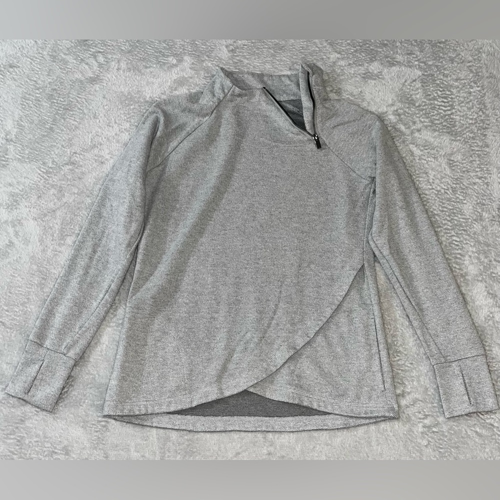 Kyodan Women's‎ Grey Asymmetrical Cozy Pullover - Large